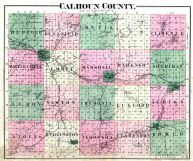 County Map, Calhoun County 1873